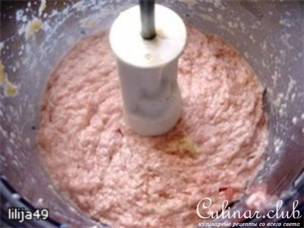 Шарлотка с кабачками и курицей