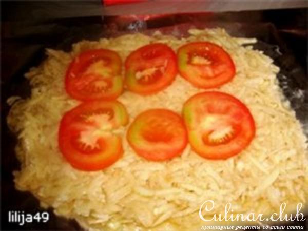 Батон из картошки с куриным мясом
