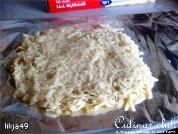 Батон из картошки с куриным мясом