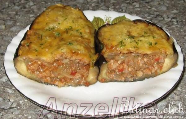 Баклажаны фаршированные (милионный вариант,но очень вкусный)