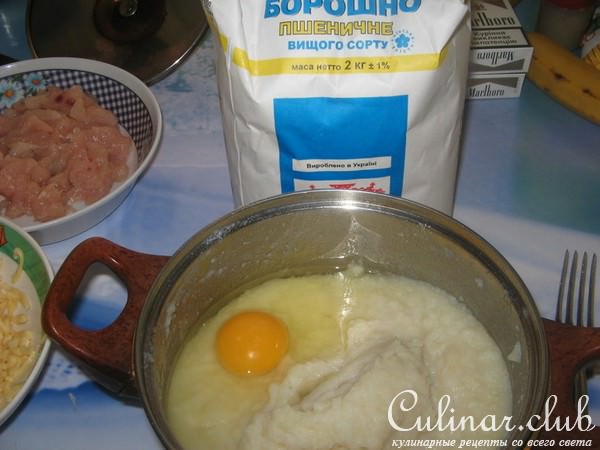 Картофельная пицца