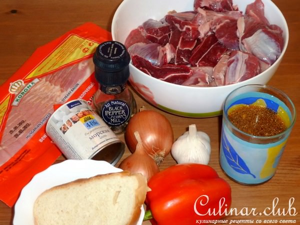 Мясной торт "Вкус детства"
