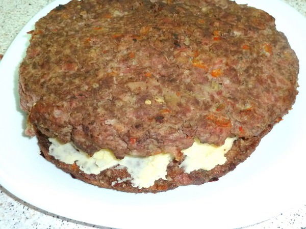 Мясной торт "Вкус детства"