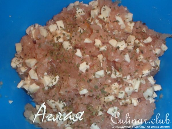 Каннеллони с курицей и сыром
