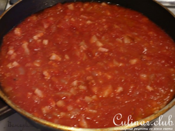 Макароны с соусом «Аматричана»