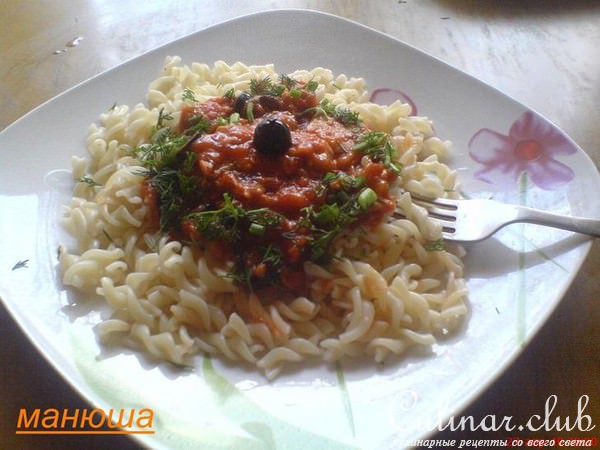 Паста с тунцом