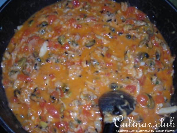 паста "ФРУТТИ ДИ МАРЕ" (спагетти с морепродуктами)