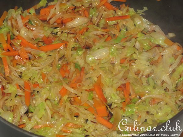 ЖАРЕННАЯ ЛАПША С КРЕВЕТКАМИ И ОВОЩАМИ / egg noodles with shrimps and vegetable / мой вариант