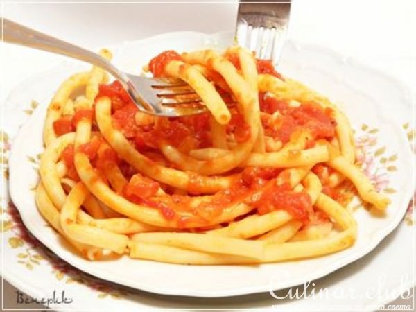 Макароны с соусом «Аматричана»