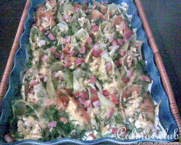 Фаршированные ракушки