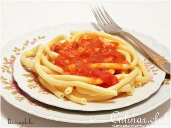 Макароны с соусом «Аматричана»