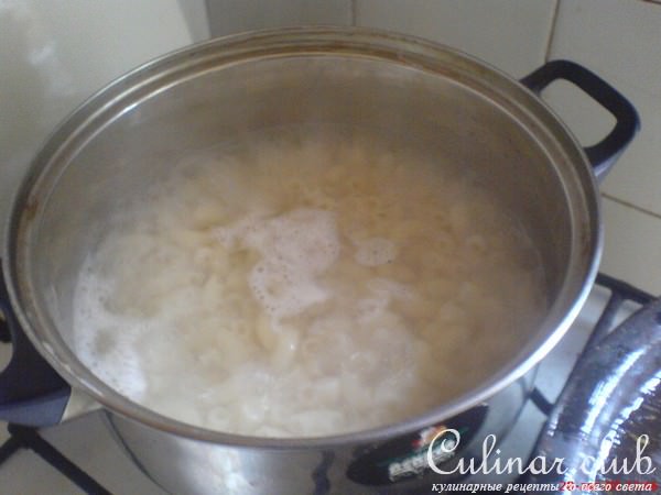 Макароны с фрикадельками