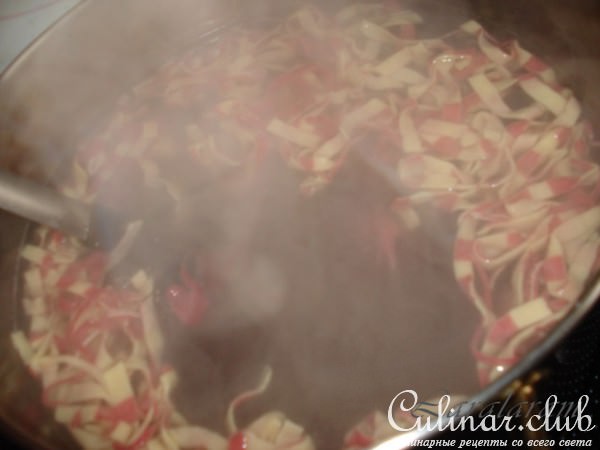 Pasta freska con Crema - Паста с соусом Альфредо