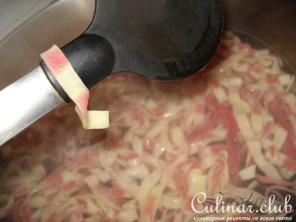 Pasta freska con Crema - Паста с соусом Альфредо