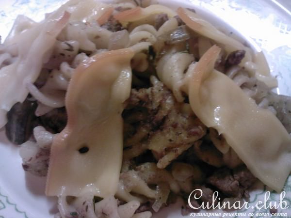Завитки с печенкой