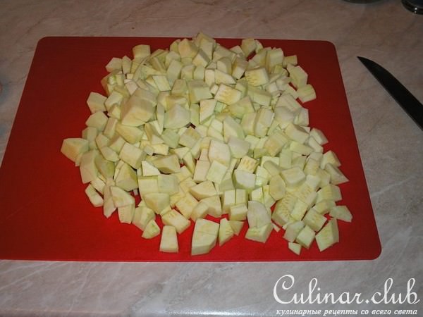 Макароны с кабачками в сливочном соусе