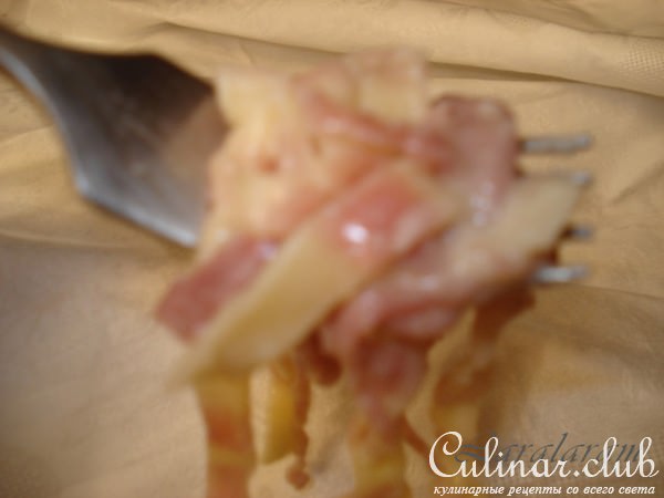 Pasta freska con Crema - Паста с соусом Альфредо