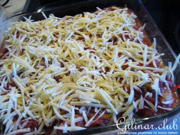 Conchiglioni(ракушки) фаршированые мясом, шпинатом и сыром