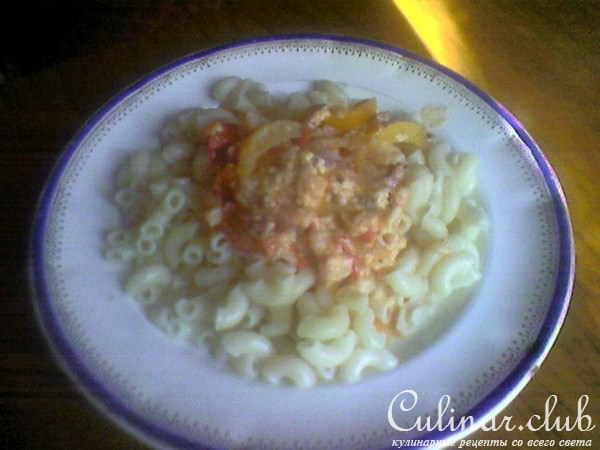 Паста с грудинкой