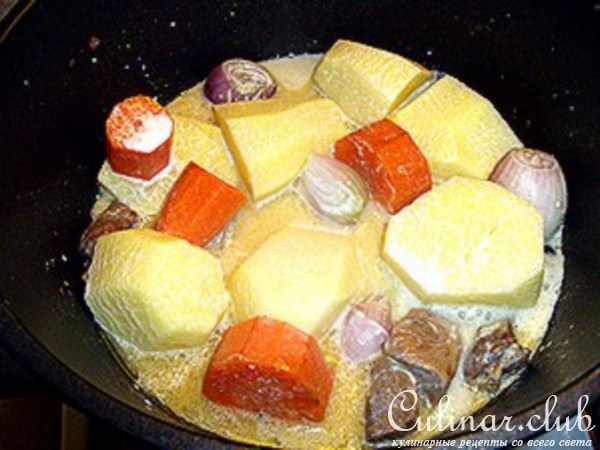 Индейка под сливочно-хреновым соусом