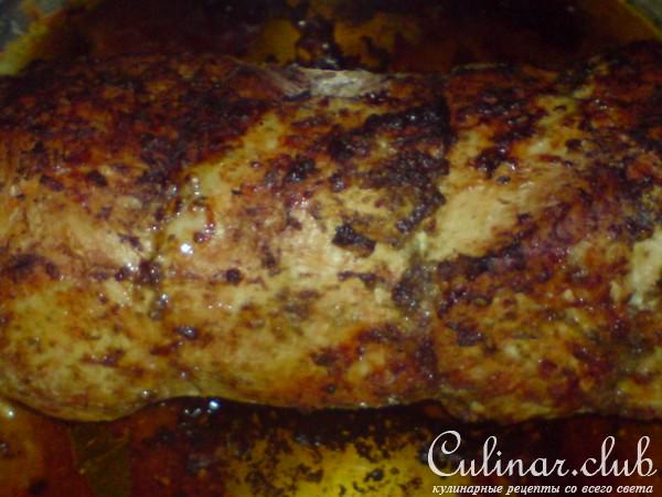Рулет "Cordon Bleu " из индейки с базиликовым песто