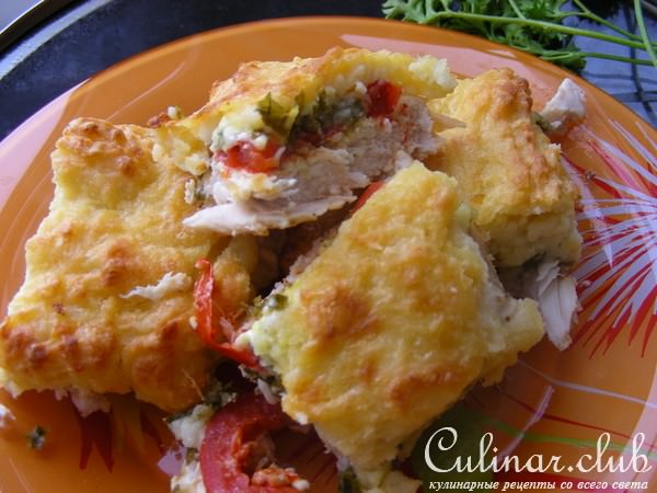 Курочка под снегом