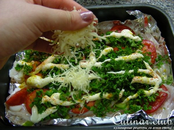 Курочка под снегом