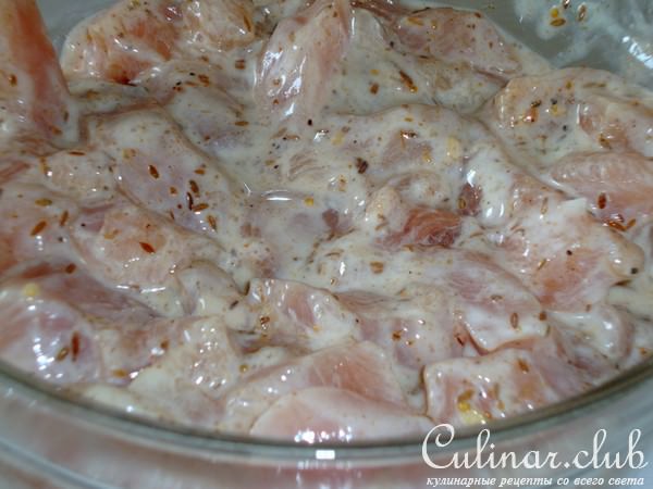 Куриная грудка по мотивам турецкой кухни