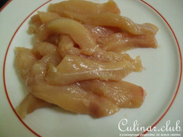 Пикантная куриная грудка,почти по-китайски.