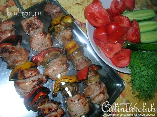 Шашлык из индейки