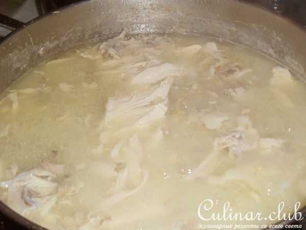 Ариса (Harisa, каша из курицы и пшеницы)