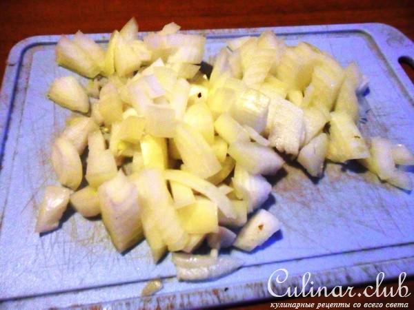 Соте из куриного филе и айвы в мультиварке
