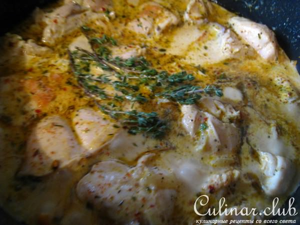Курочка в сливках
