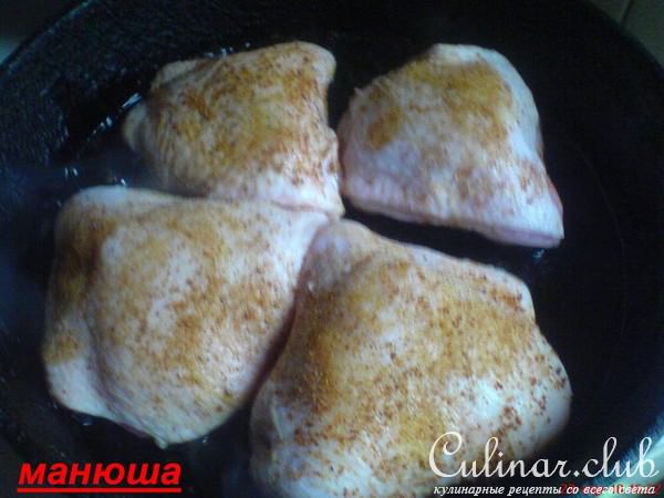 Курица в кабачковой икре