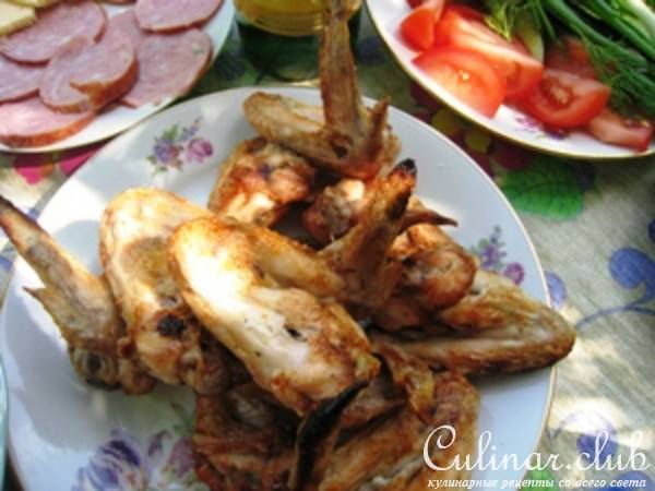 Куриные крылья-барбекю