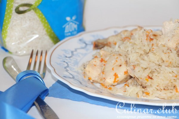 Псевдо-плов с курицей и барбарисом