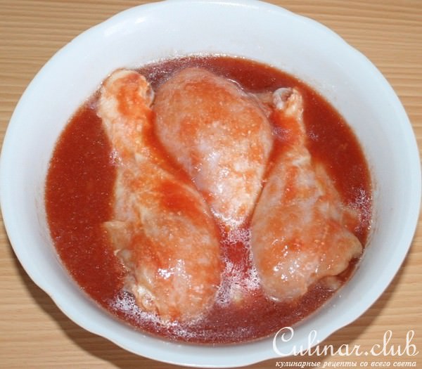 Куриные голени в арахисовой корочке