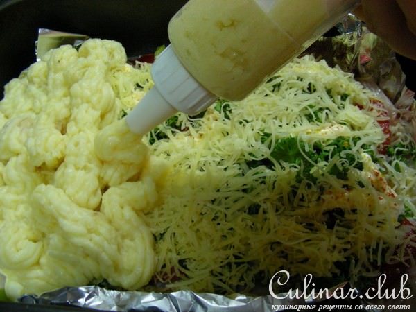 Курочка под снегом