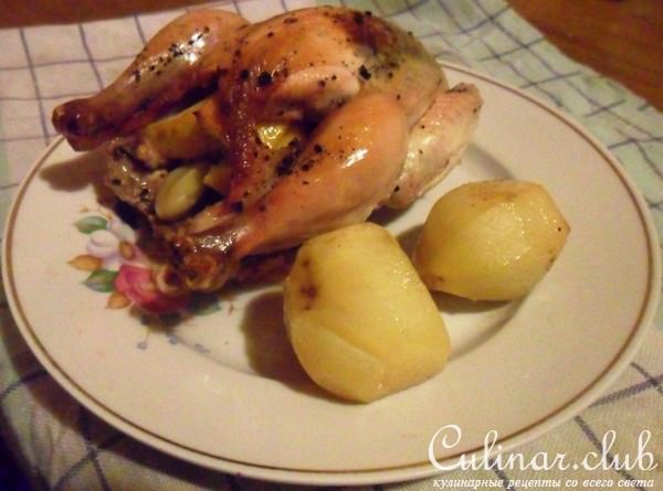 Цыплята корнишоны по-провански