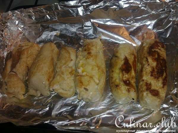 рулетики из куриных грудок