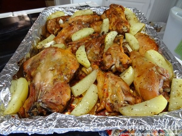 " Индейка с Аджикой и Картофелем "