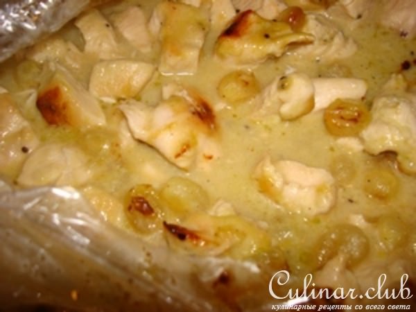 Курочка в маринаде из киви