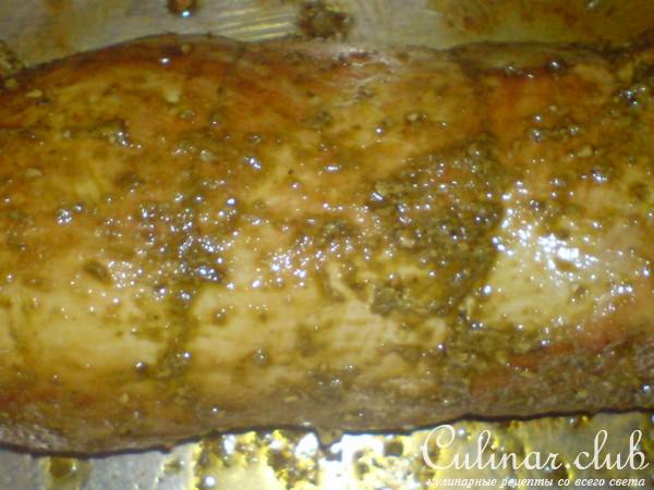 Рулет "Cordon Bleu " из индейки с базиликовым песто