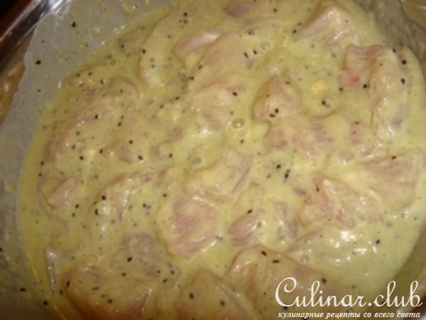 Курочка в маринаде из киви