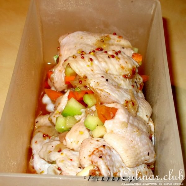 Фаршированные куриные крылышки