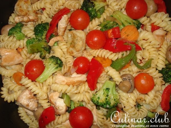 макароны спиральки по-китайски