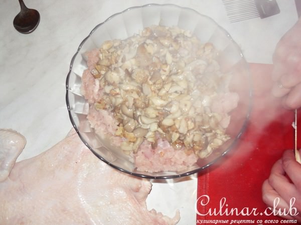 Фаршированная курочка