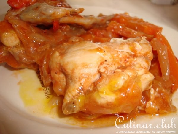 КУРИЦА С ОВОЩАМИ В ТОМАТЕ