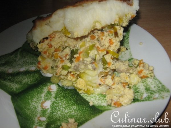 Запеканочка с куриной начинкой!