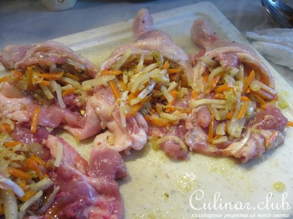 Фаршированные куринные ножки в королевкской одежке